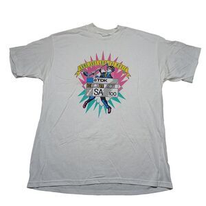 TDK T Shirt XL Some Just Love The Music Stedman Single Stitch VTG Skater Indie